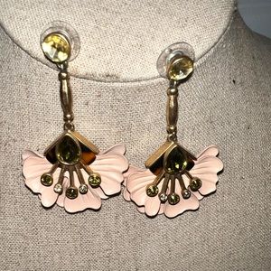 Stella & Dot Rory Floral Drop Earrings